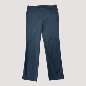 Lululemon ABC Pant Classic Men 36x33 Black Warpstreme Performance 2 -Way Stretch
